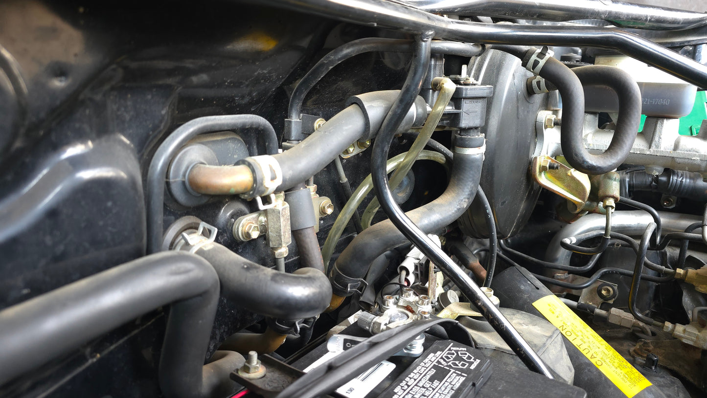 Nasty Addiction Garage Toyota MR2 SW20 Frunk Heater & Brake Booster Hose Kit