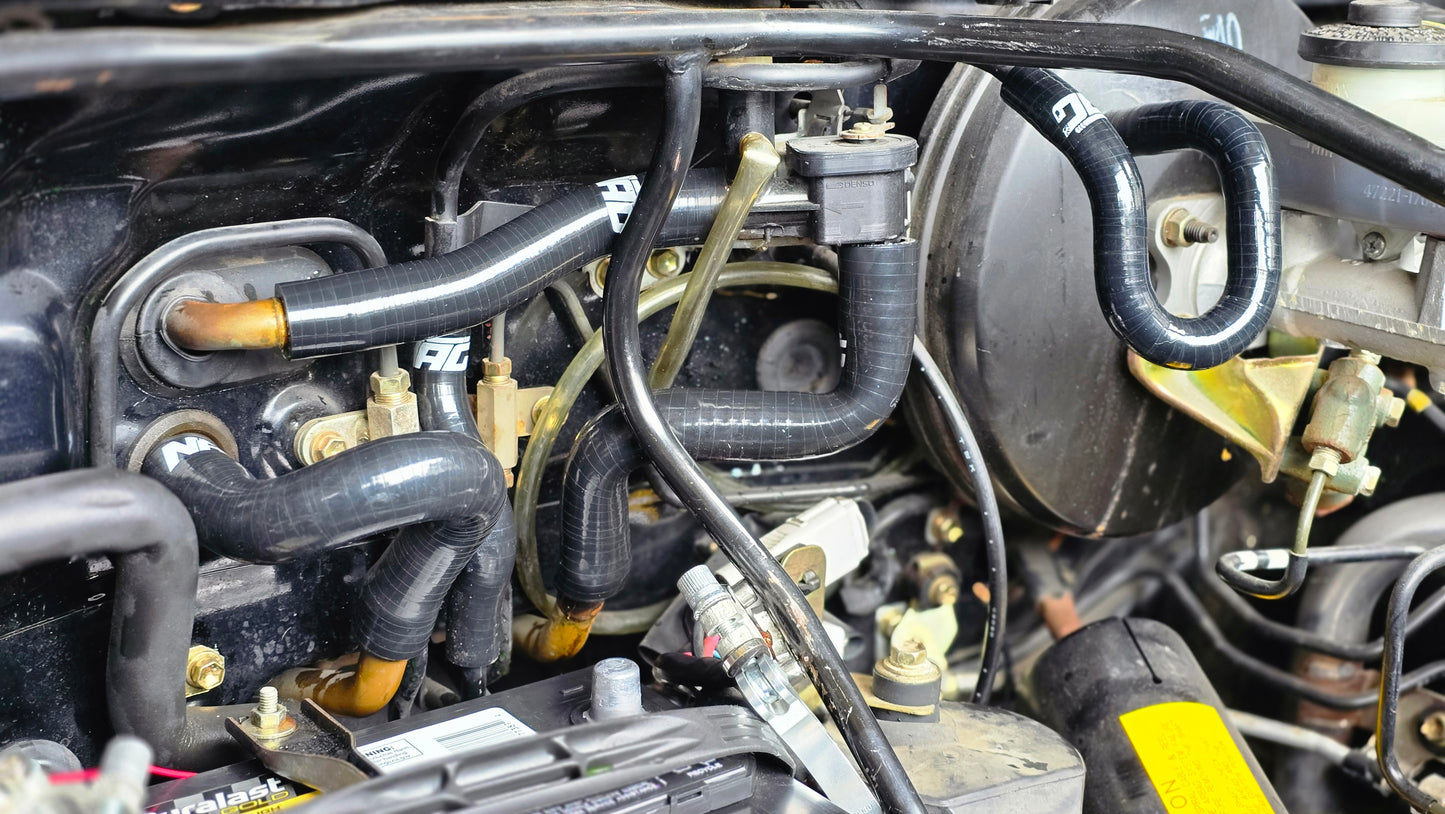 Nasty Addiction Garage Toyota MR2 SW20 Frunk Heater & Brake Booster Hose Kit